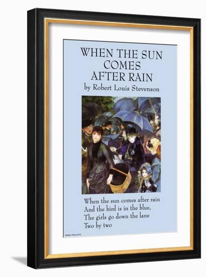 When the Sun Comes After the Rain-null-Framed Art Print