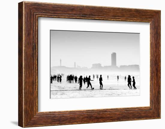 When the sun encounters the mist ...-Yvette Depaepe-Framed Photographic Print