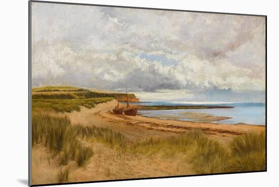 When the Tide Is Low - Maer Rocks, Exmouth, C.1870-James Bruce Birkmyer-Mounted Giclee Print