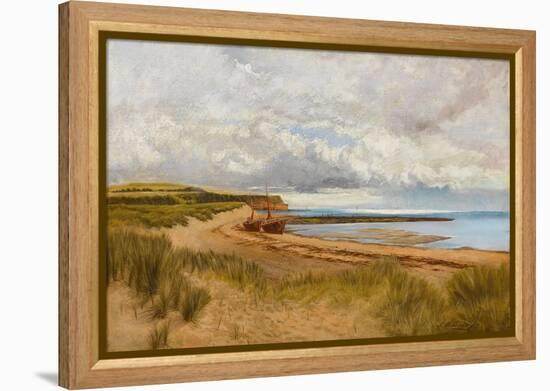 When the Tide Is Low - Maer Rocks, Exmouth, C.1870-James Bruce Birkmyer-Framed Premier Image Canvas