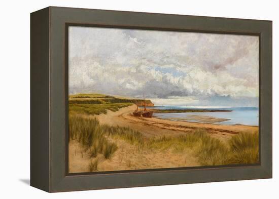 When the Tide Is Low - Maer Rocks, Exmouth, C.1870-James Bruce Birkmyer-Framed Premier Image Canvas