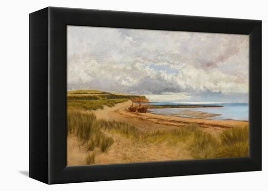 When the Tide Is Low - Maer Rocks, Exmouth, C.1870-James Bruce Birkmyer-Framed Premier Image Canvas
