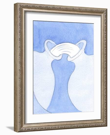 When the 'Vessel' Which is the Heart Wholly Opens to God's Will, it is Purified. His Divine Life An-Elizabeth Wang-Framed Giclee Print