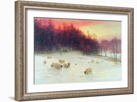 When the West with Evening Glows, Exh.1910-Joseph Farquharson-Framed Giclee Print