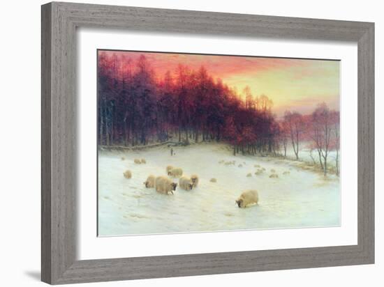 When the West with Evening Glows, Exh.1910-Joseph Farquharson-Framed Giclee Print