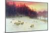 When the West with Evening Glows, Exh.1910-Joseph Farquharson-Mounted Giclee Print