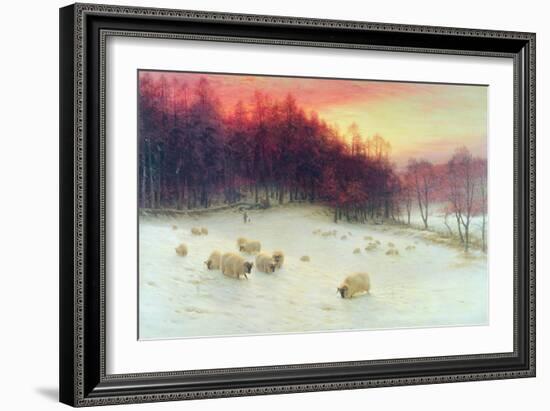 When the West with Evening Glows, Exh.1910-Joseph Farquharson-Framed Giclee Print