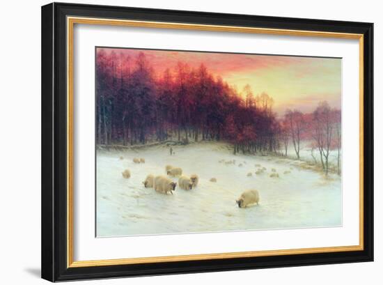 When the West with Evening Glows, Exh.1910-Joseph Farquharson-Framed Giclee Print