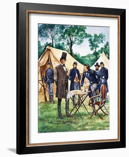 When They Were Young: Abraham Lincoln-Peter Jackson-Framed Giclee Print