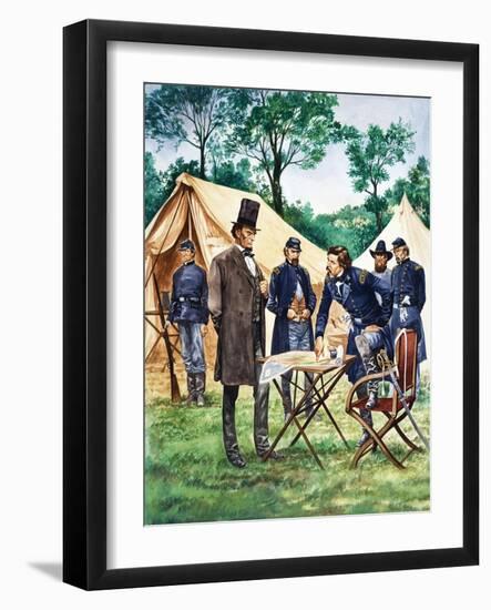 When They Were Young: Abraham Lincoln-Peter Jackson-Framed Giclee Print