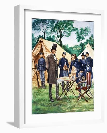 When They Were Young: Abraham Lincoln-Peter Jackson-Framed Giclee Print