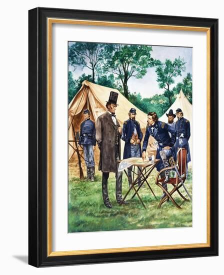 When They Were Young: Abraham Lincoln-Peter Jackson-Framed Giclee Print