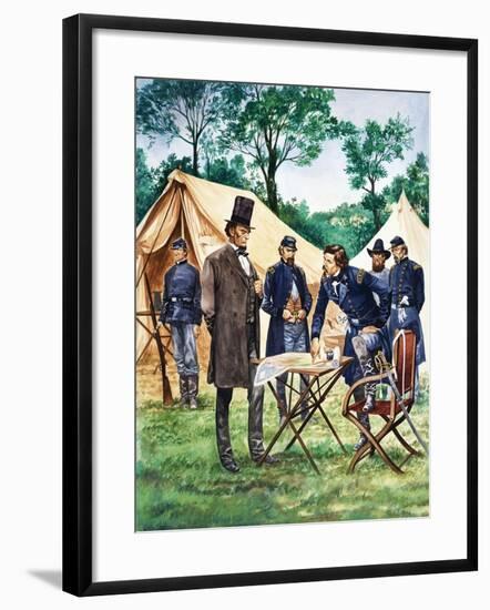 When They Were Young: Abraham Lincoln-Peter Jackson-Framed Giclee Print