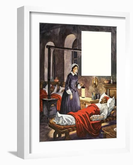 When They Were Young: Florence Nightingale-Peter Jackson-Framed Giclee Print