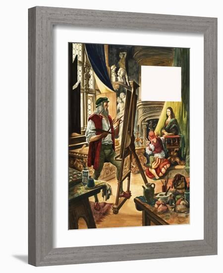 When They Were Young: Leonardo Da Vinci-Peter Jackson-Framed Giclee Print