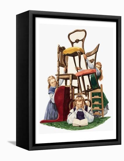 When They Were Young: Madame Curie-Peter Jackson-Framed Premier Image Canvas