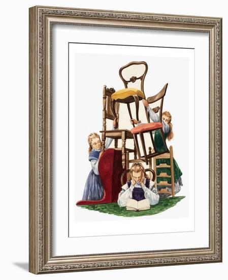 When They Were Young: Madame Curie-Peter Jackson-Framed Giclee Print