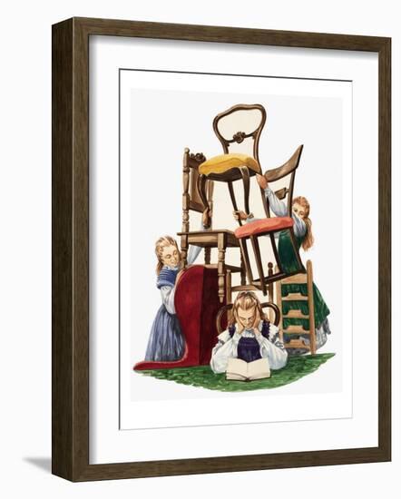 When They Were Young: Madame Curie-Peter Jackson-Framed Giclee Print