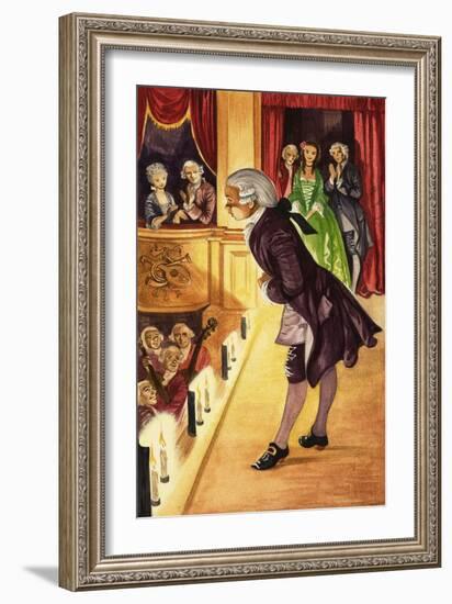 When They Were Young: Mozart and His Music-Peter Jackson-Framed Giclee Print