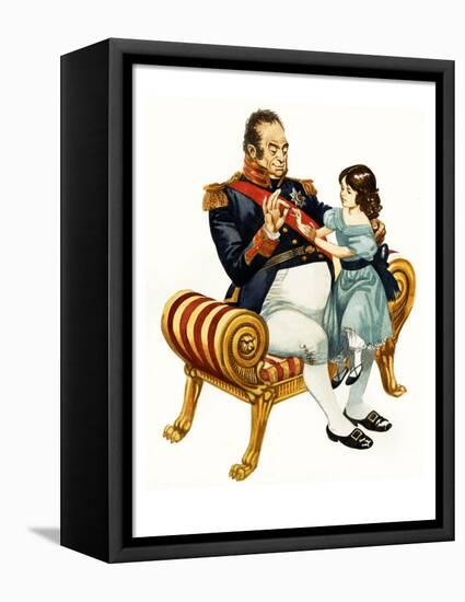 When They Were Young: Queen Victoria-Peter Jackson-Framed Premier Image Canvas