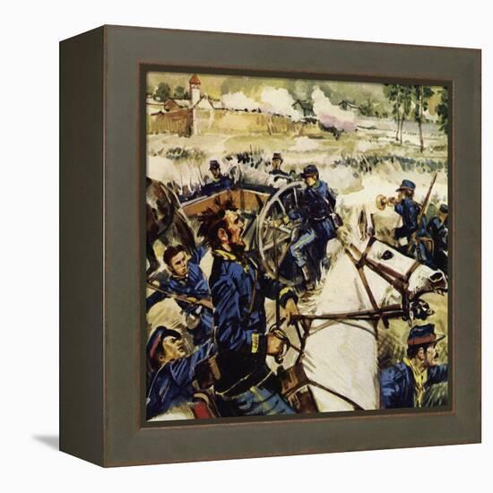When War Broke Out Between France and Prussia, Manet Joined the Artillery-Luis Arcas Brauner-Framed Premier Image Canvas