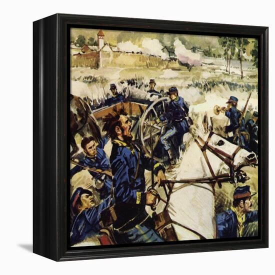 When War Broke Out Between France and Prussia, Manet Joined the Artillery-Luis Arcas Brauner-Framed Premier Image Canvas