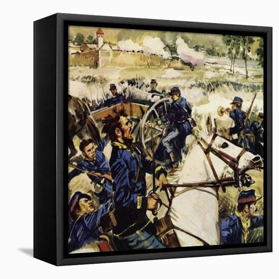 When War Broke Out Between France and Prussia, Manet Joined the Artillery-Luis Arcas Brauner-Framed Premier Image Canvas
