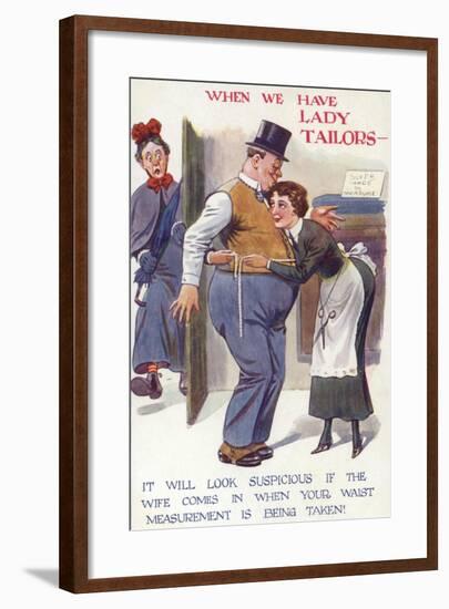 When We Have Lady Tailors-null-Framed Giclee Print