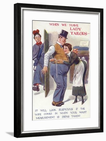 When We Have Lady Tailors-null-Framed Giclee Print