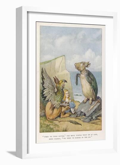 When We were Little-John Tenniel-Framed Art Print