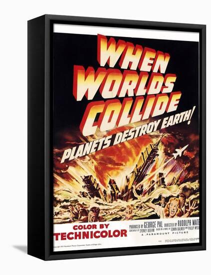 When Worlds Collide-null-Framed Stretched Canvas