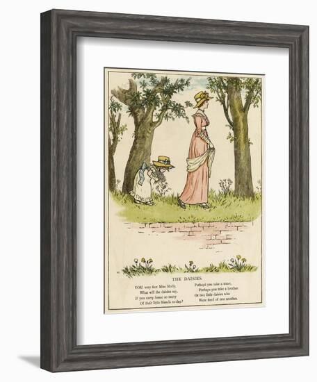 When You and I Grow Up-Kate Greenaway-Framed Art Print