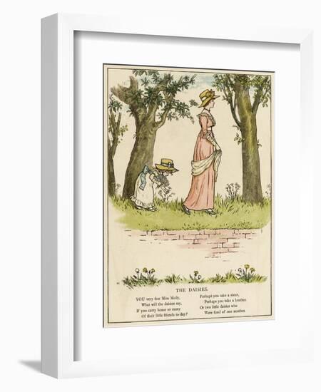 When You and I Grow Up-Kate Greenaway-Framed Art Print