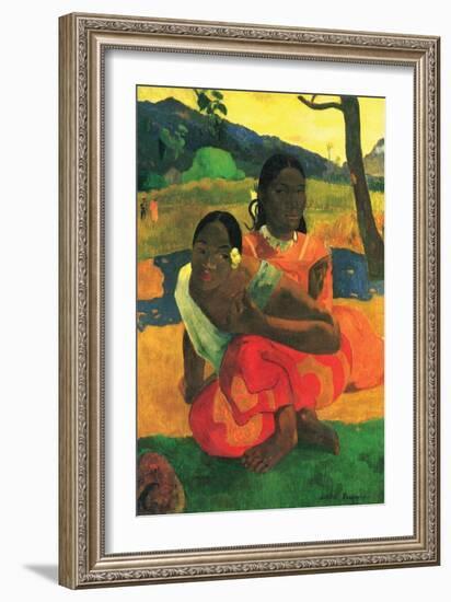 When You Hear-Paul Gauguin-Framed Art Print