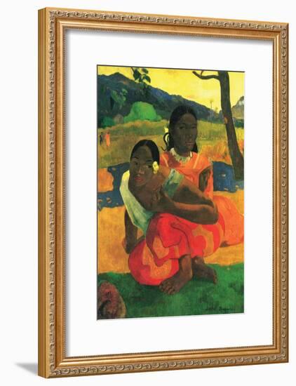 When You Hear-Paul Gauguin-Framed Art Print