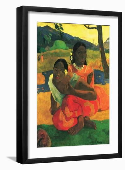 When You Hear-Paul Gauguin-Framed Art Print