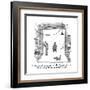 "When you picked up your car, Mr. Ferguson, after we did the hoses, did yo?" - New Yorker Cartoon-George Booth-Framed Premium Giclee Print