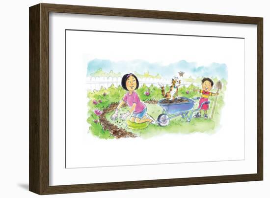 Where Did the Water Go? - Humpty Dumpty-Amy Wummer-Framed Giclee Print