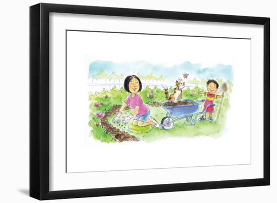 Where Did the Water Go? - Humpty Dumpty-Amy Wummer-Framed Giclee Print