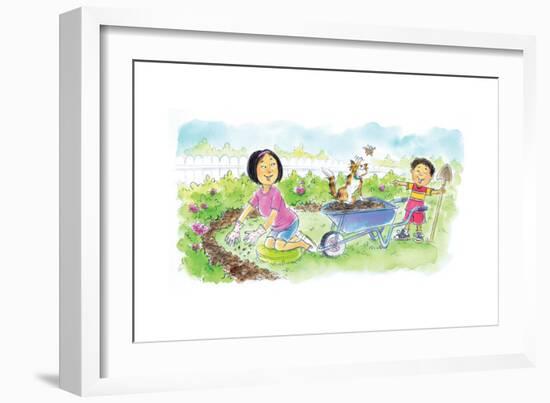 Where Did the Water Go? - Humpty Dumpty-Amy Wummer-Framed Giclee Print