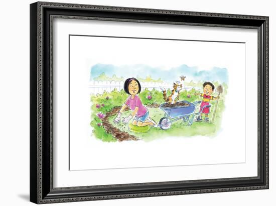 Where Did the Water Go? - Humpty Dumpty-Amy Wummer-Framed Giclee Print