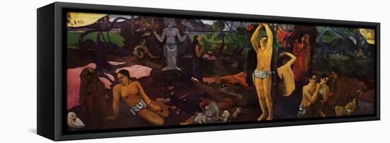 'Where Do We Come From - What Are We? - Where Are We Going?', 1936-Paul Gauguin-Framed Premier Image Canvas