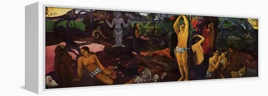 'Where Do We Come From - What Are We? - Where Are We Going?', 1936-Paul Gauguin-Framed Premier Image Canvas