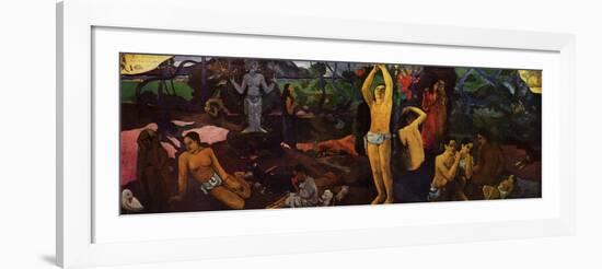 'Where Do We Come From - What Are We? - Where Are We Going?', 1936-Paul Gauguin-Framed Giclee Print