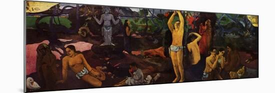 'Where Do We Come From - What Are We? - Where Are We Going?', 1936-Paul Gauguin-Mounted Giclee Print