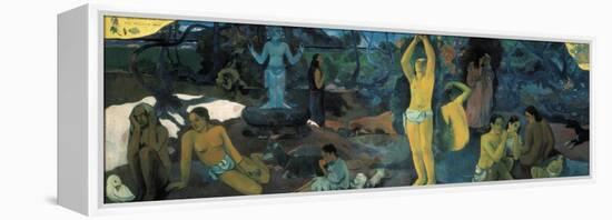 Where Do We Come From? Where are We? Where are We Going?-Paul Gauguin-Framed Stretched Canvas