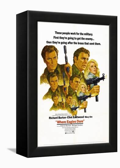 Where Eagles Dare, 1968-null-Framed Premier Image Canvas