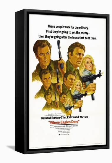 Where Eagles Dare, 1968-null-Framed Premier Image Canvas