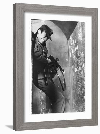 Where Eagles Dare, Clint Eastwood, 1968-null-Framed Premium Photographic Print