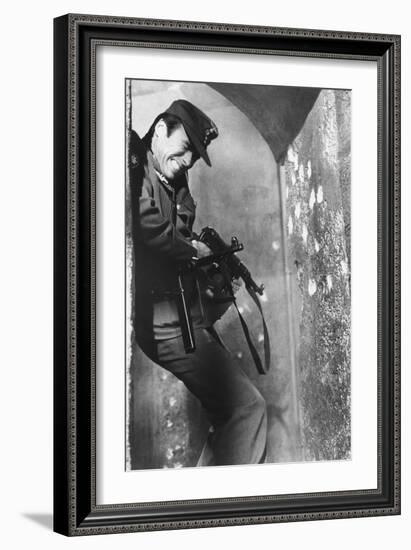 Where Eagles Dare, Clint Eastwood, 1968-null-Framed Premium Photographic Print